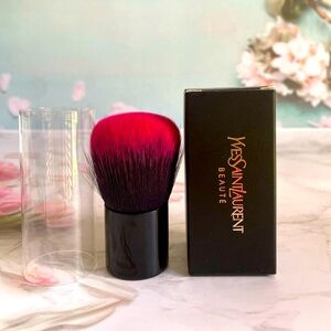 YSL Yves Saint Laurent Kabuki Brush Black & Fuchsia